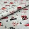 SINGER Christmas Holiday Santa's Village Cotton Fabric